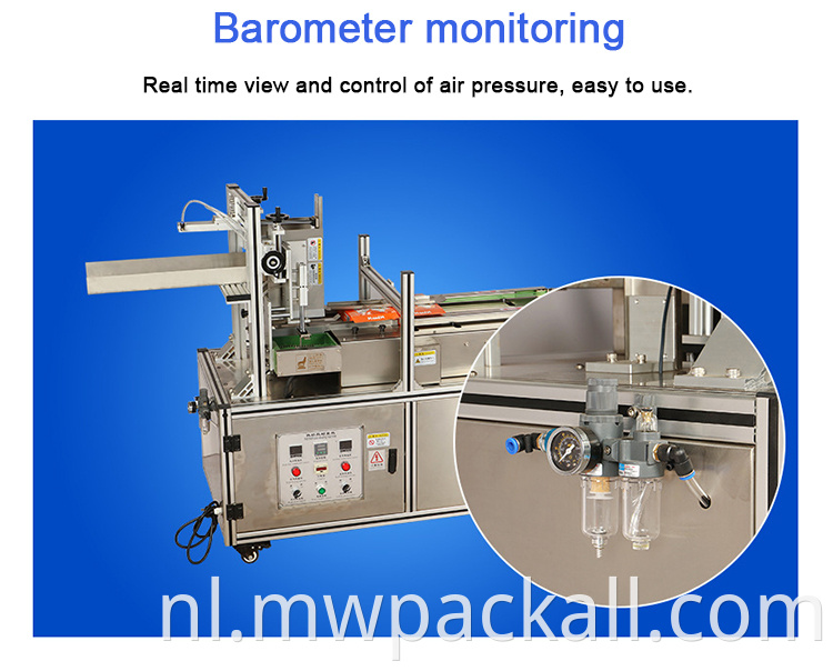 Semi Automatische kleine doos Hot Smelt afdichtingsmachine Koffie Karton Melt Gluer Machine